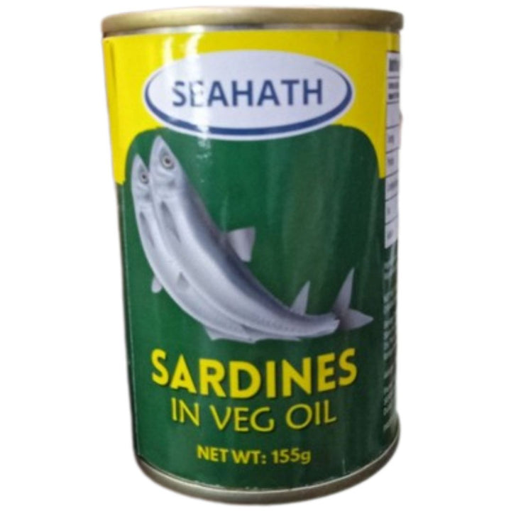 Seahath Sardines in Veg Oil, 155g