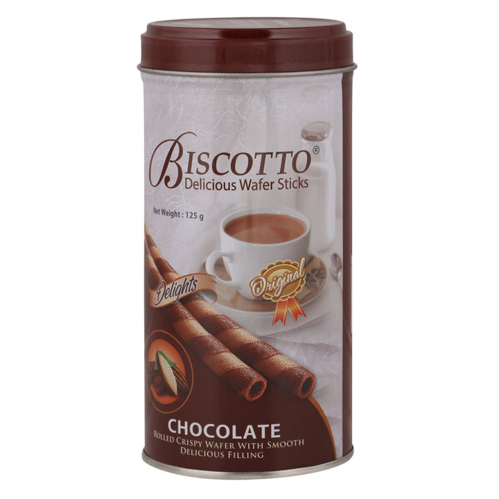 Biscotto Delicious Chocolate Wafer Sticks, 125g