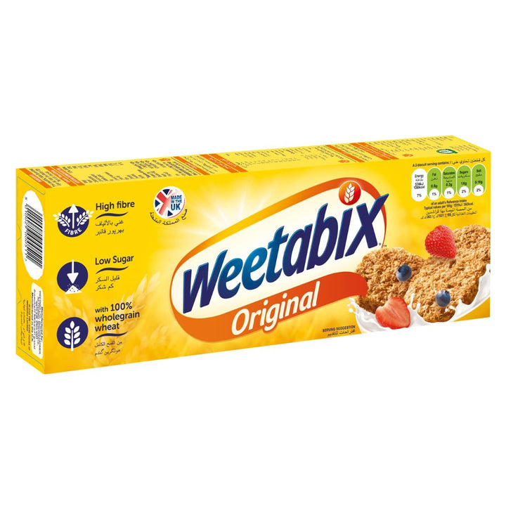 Weetabix Original Whole Grain Cereal Biscuit, 215g