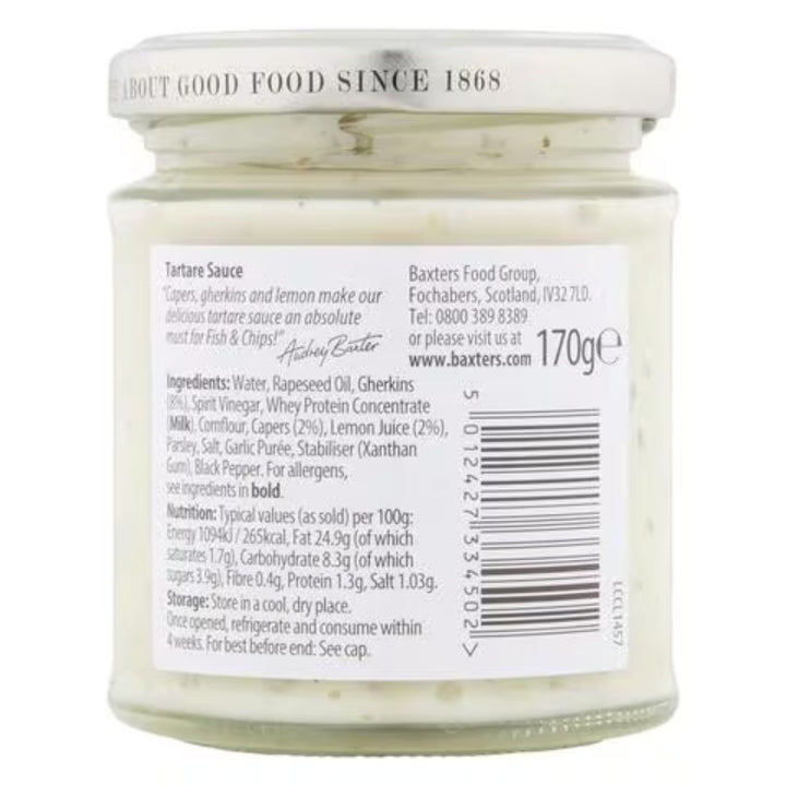 Baxters Tartare Sauce, 170g