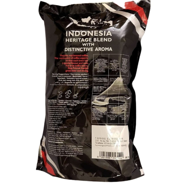 Kopi Tubruk Gadjah Ground Coffee, 20Sachets