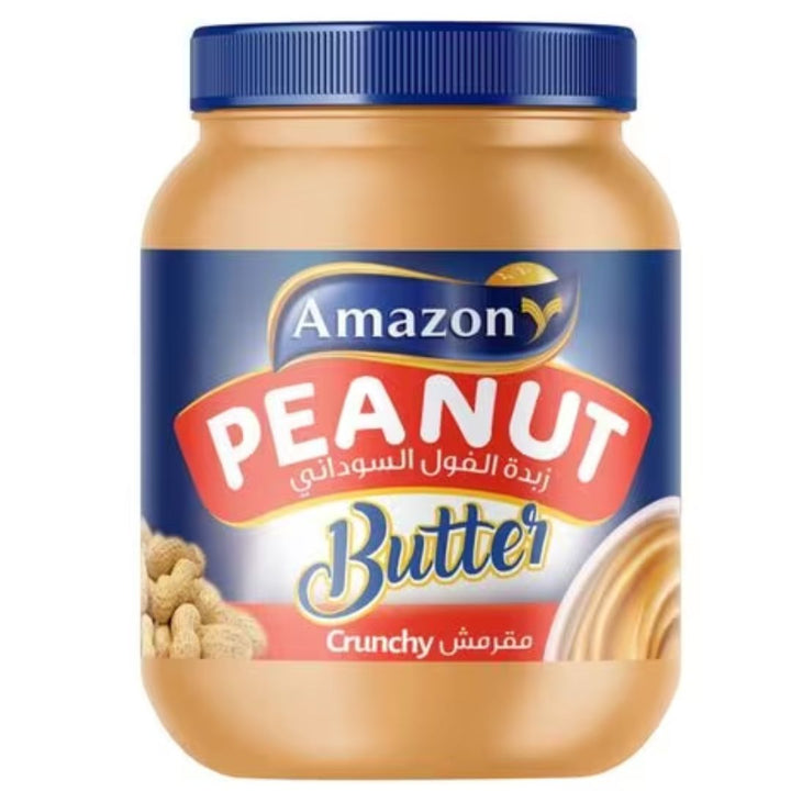 Amazon Crunchy Peanut Butter, 510g