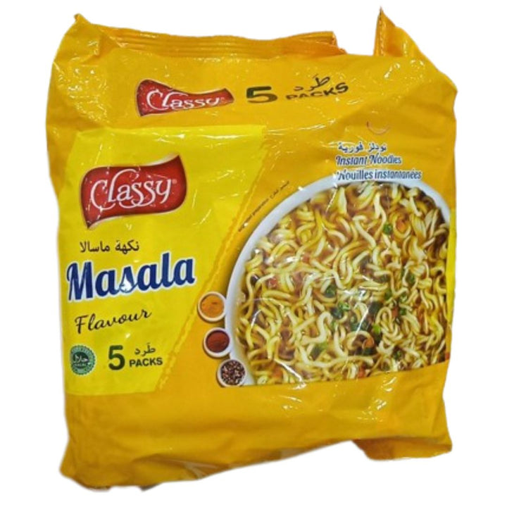 Classy Masala Flavour Instant Noodles, 5x60g