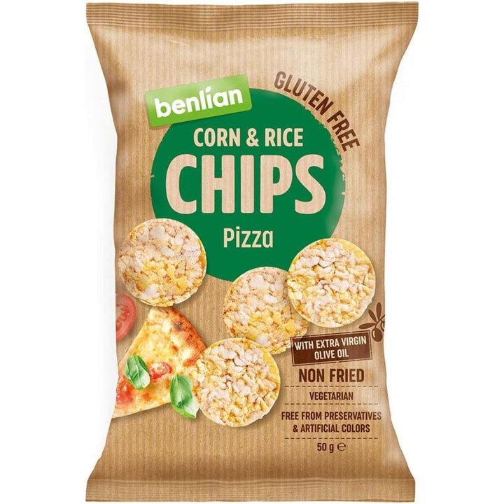 Benlian Rice & Corn Chips Pizza, 60g