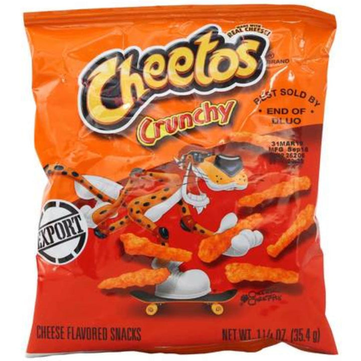 Cheetos Crunchy Cheese Flavored Snacks, 35.4g