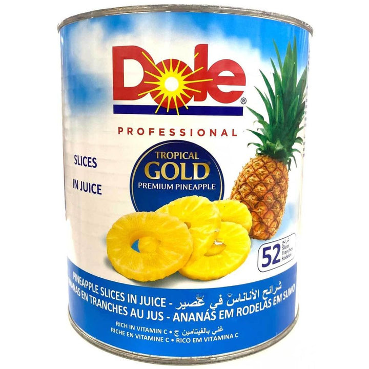 Dole Tropical Gold Premium Pineapple 52 Slices In Juice, 3Kg