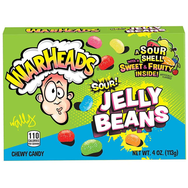 Warheads Sour Jelly Beans, 113g