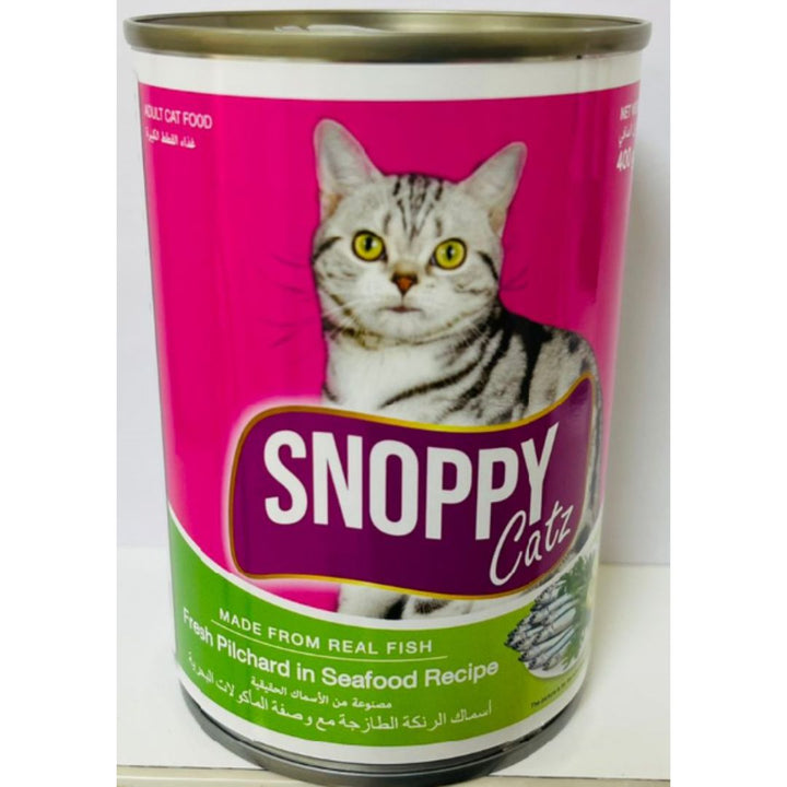 Snoppy Catz Fresh Pilchard in Seafood Recipe, 400g