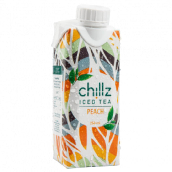 Chillz Iced Tea Drink Peach Flavor, 250ml