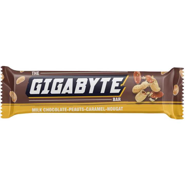 Gigabyte Bar With Milk chocolate Peanut Caramel Nougat, 6x40g