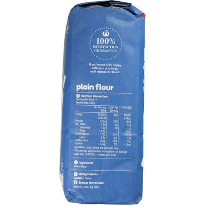 Woolworths Essentials Plain Flour, 1kg