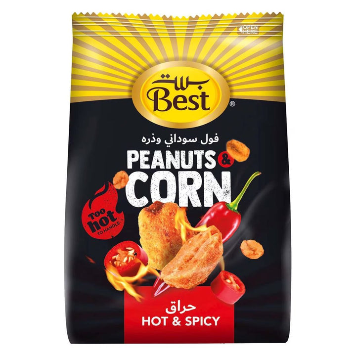 Best Hot And Spicy Peanuts & Corn, 150g