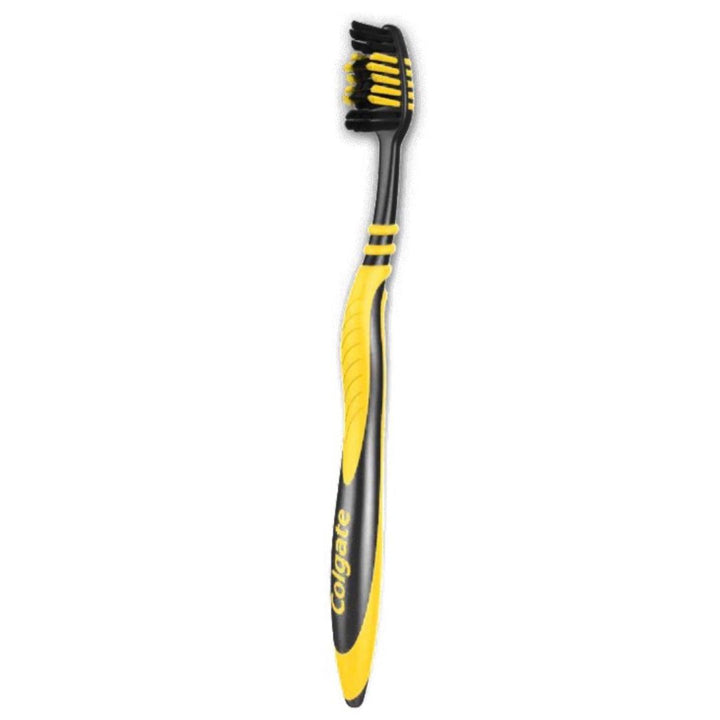 Colgate Zig Zag Charcoal Medium Toothbrush Yellow