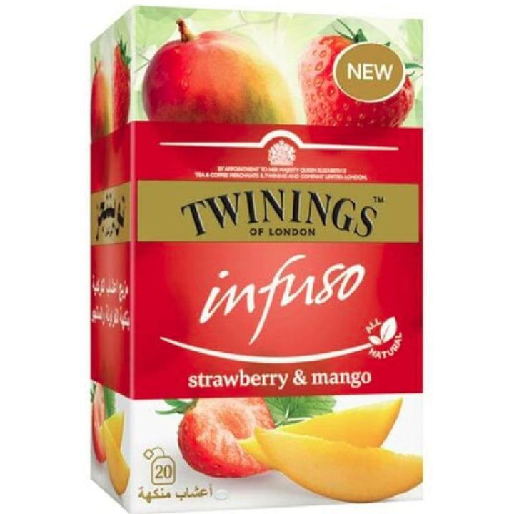 Twinings Twinings, Infuso Strawberry & Mango Herbal Tea, 20 Bags