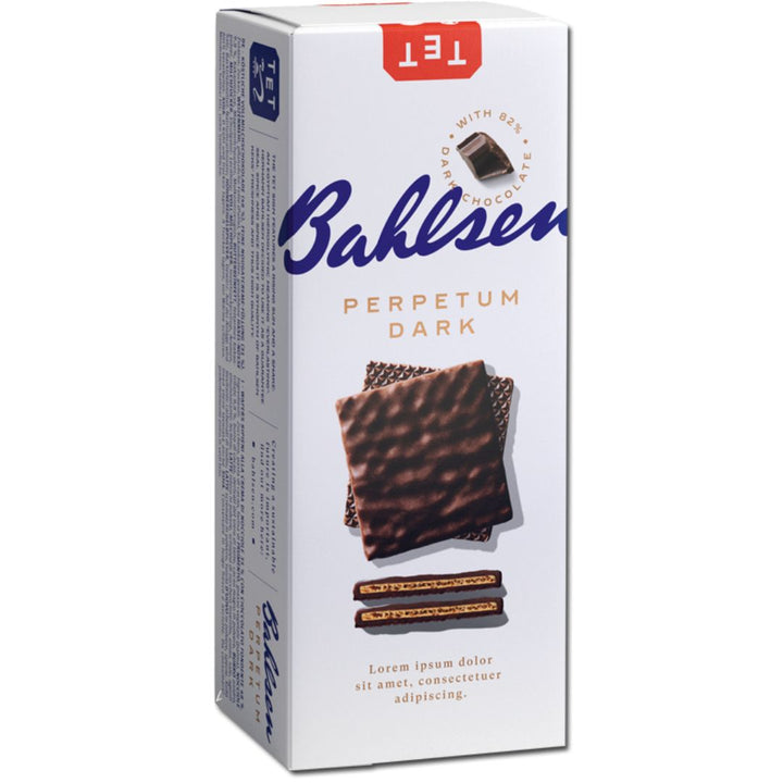 Bahlsen Perpetum Dark Chocolate - Fine Chocolated Wafers, 97g