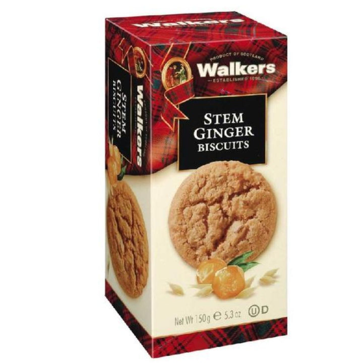 Walkers Stem Ginger Biscuits, 150g