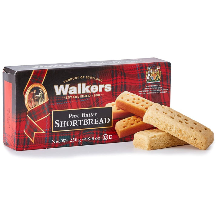 Walkers Pure Butter Shortbread Fingers, 250g