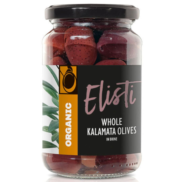 Elisti Organic Whole Kalamata Olives, 370g