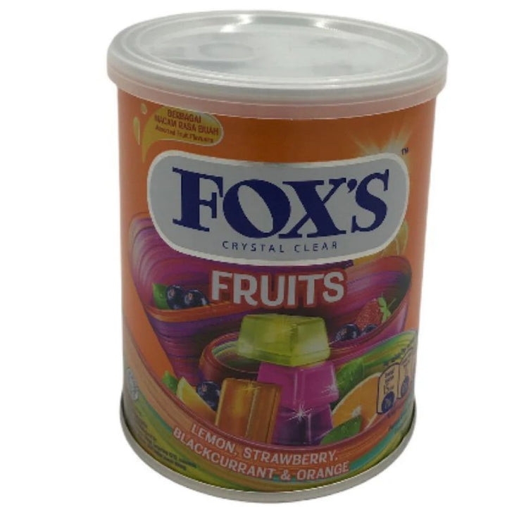 Fox's Crystal Clear Fruits Flavored Candy Tin, 180g