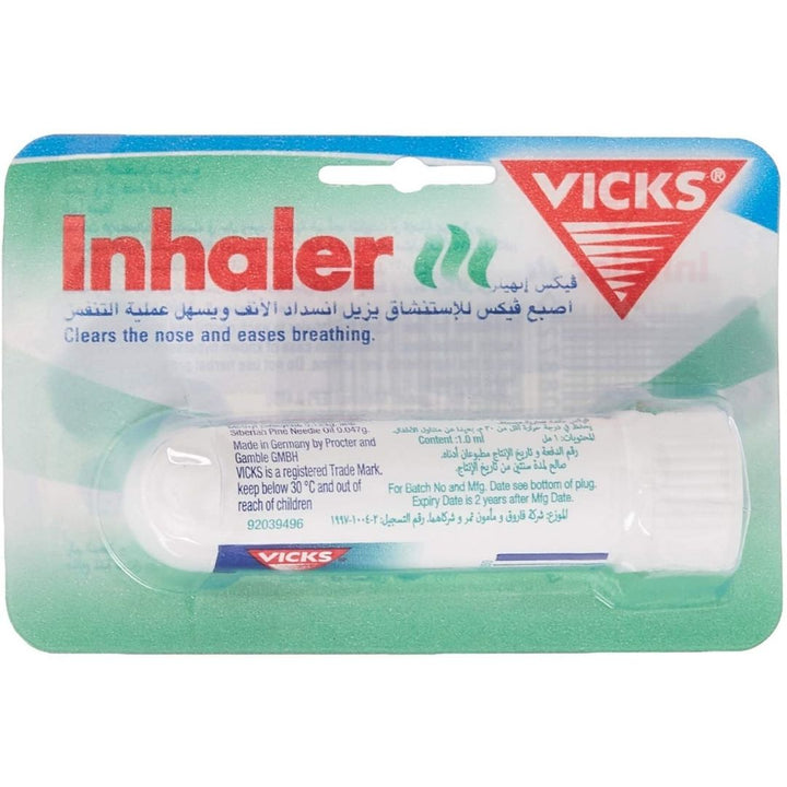 Vicks Camphor and Menthol Inhaler, 1ml