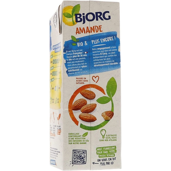 Bjorg milk almond sugar free, 1 L