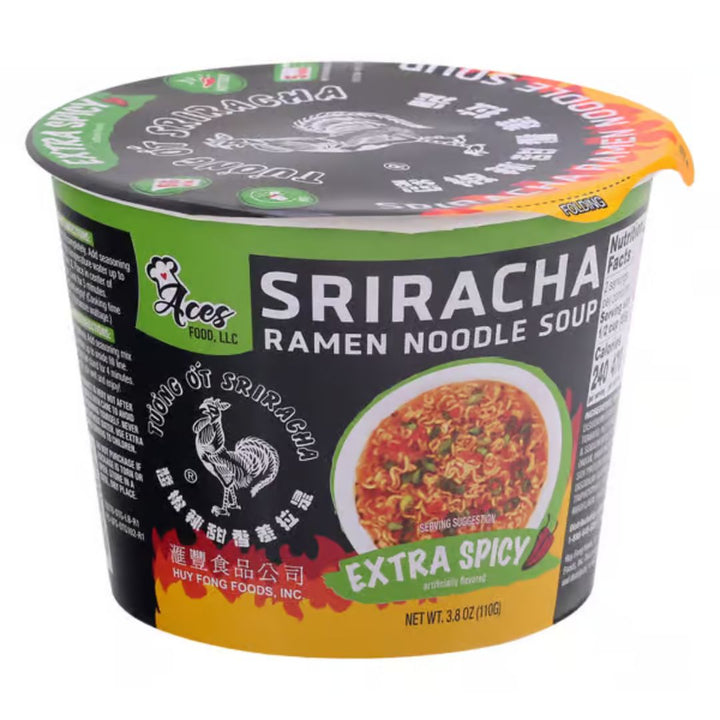 Sriracha Extra Spicy Ramen Noodle Soup, 126g