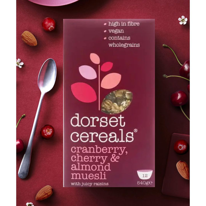 Dorset Cereals Cranberry Cherry And Almond Cereal, 540g