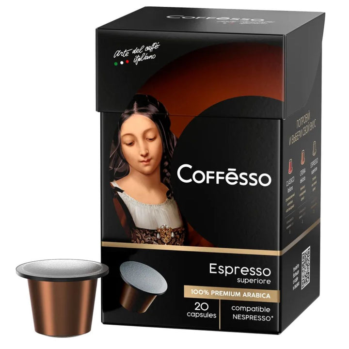 Coffesso Espresso Superiore Nespresso Compatible Coffee 20 Capsules, 100g