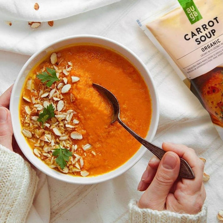 Auga Organic Creamy Carrot Soup With Coconut Milk, 400g