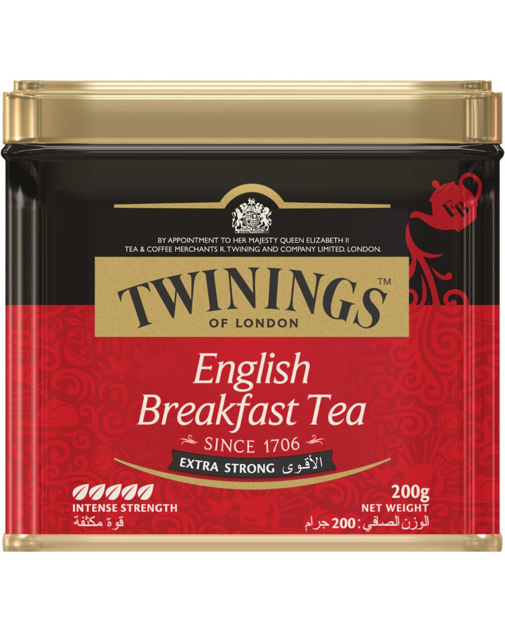 Twinings of London English Breakfast Tea Extra Strong, 200g