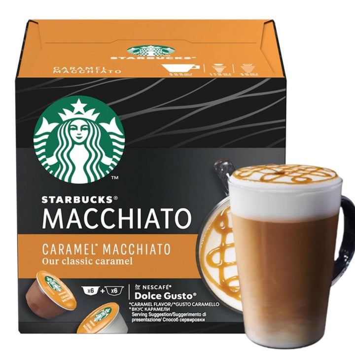 Starbucks Caramel Macchiato By Nescafe Dolce Gusto Coffee Pods, 127.8g