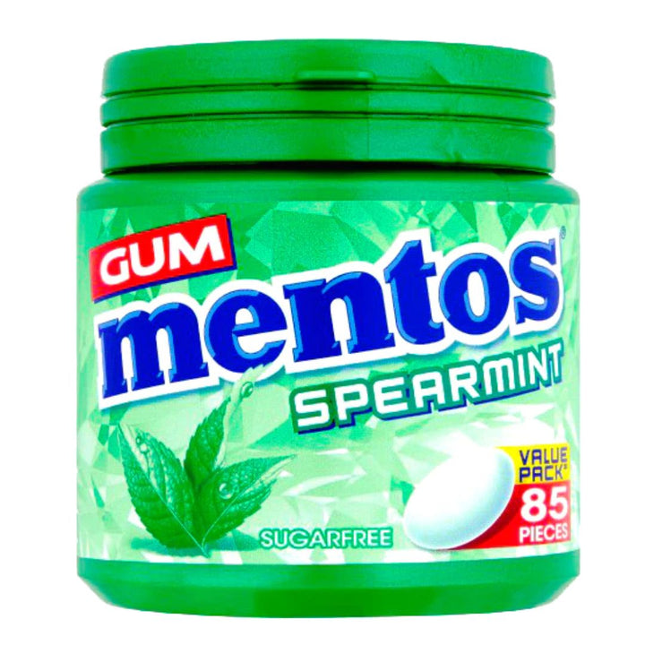 Mentos Sugar Free Spearmint 85pcs Gum, 119g