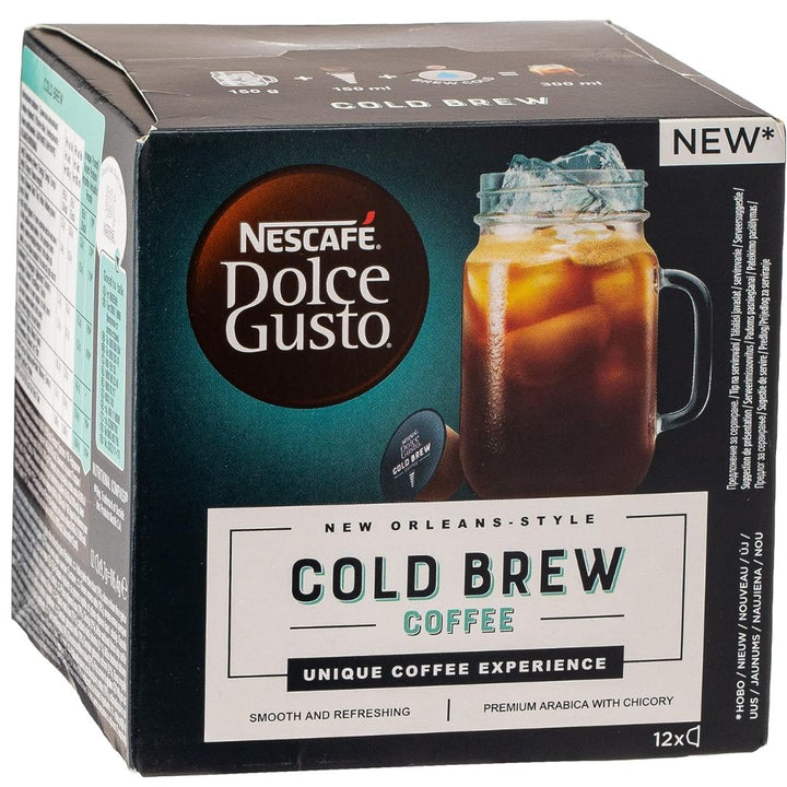 Nescafe Dolce Gusto Cold Brew Coffee Pods, 12 Capsules, 116.4g