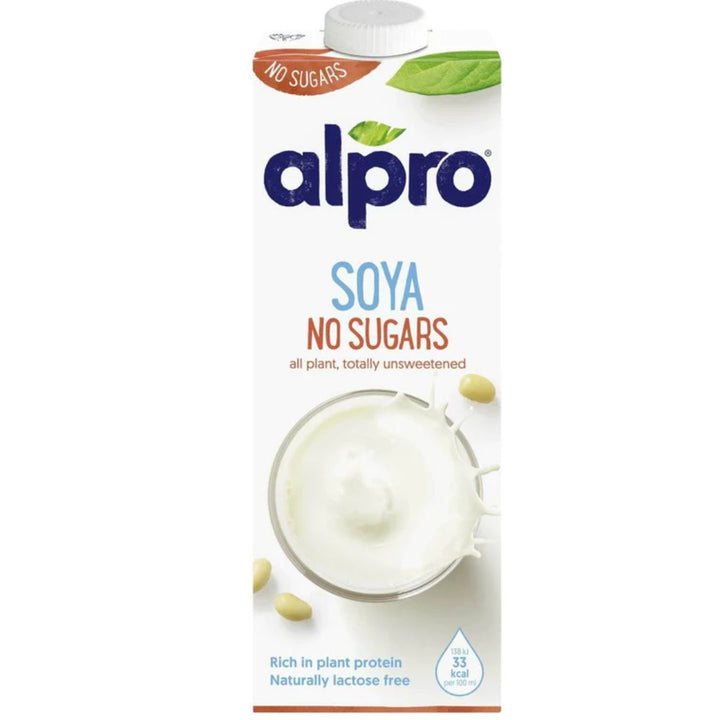 Alpro Organic Unsweetened Soya, 1l