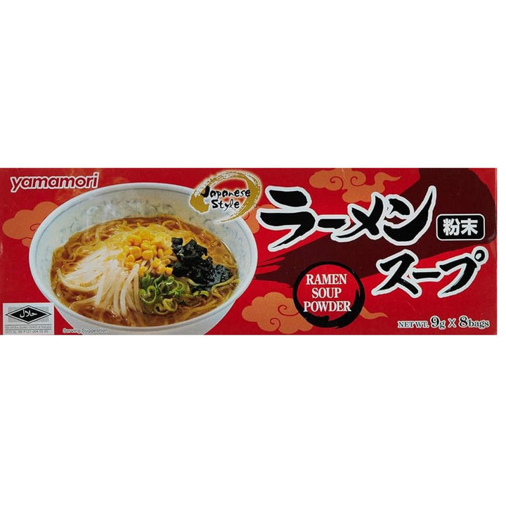 Yamamori Ramen Soup Powder, 8 x 9g