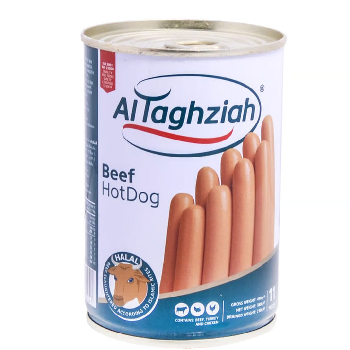 Al Taghziah Beef Hot Dogs, 380g