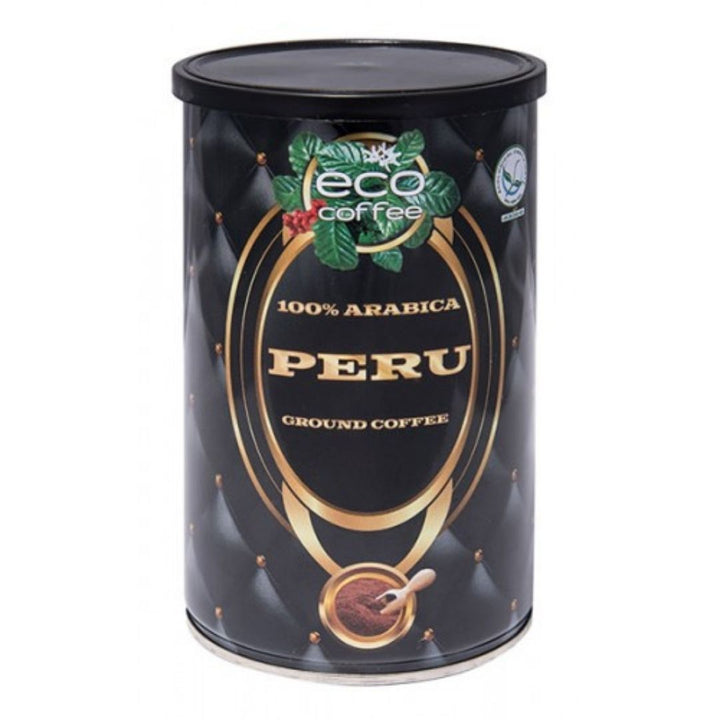 Eco Coffee 100% Arabica Peru Ground Coffee, 250 Grams