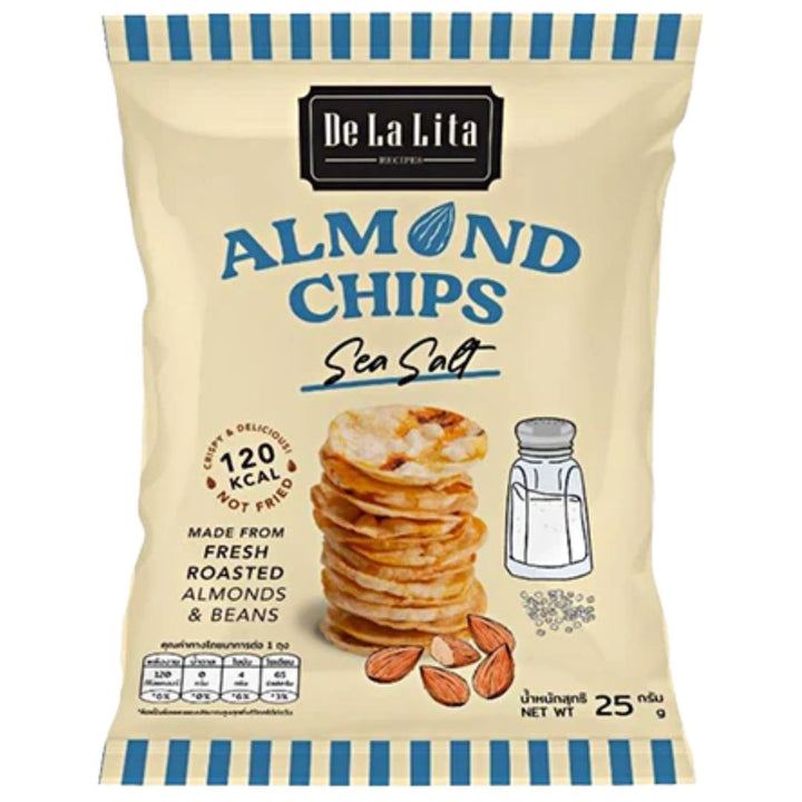 De la lita Almond Chips Sea Salt, 25g