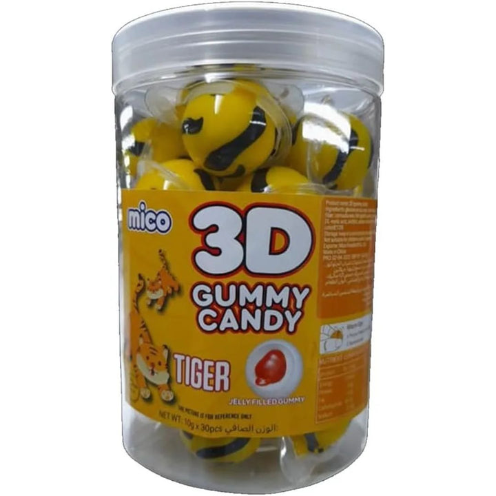 Mico 3D Gummy Candy Tiger, 300g