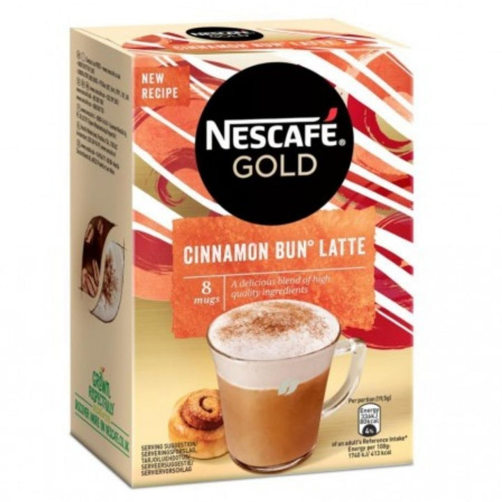 Nescafe Gold Cinnamon Bun Latte Instant Coffee, 156g