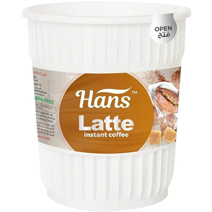 Hans Latte Instant Coffee Cups, 6X20g (120g)