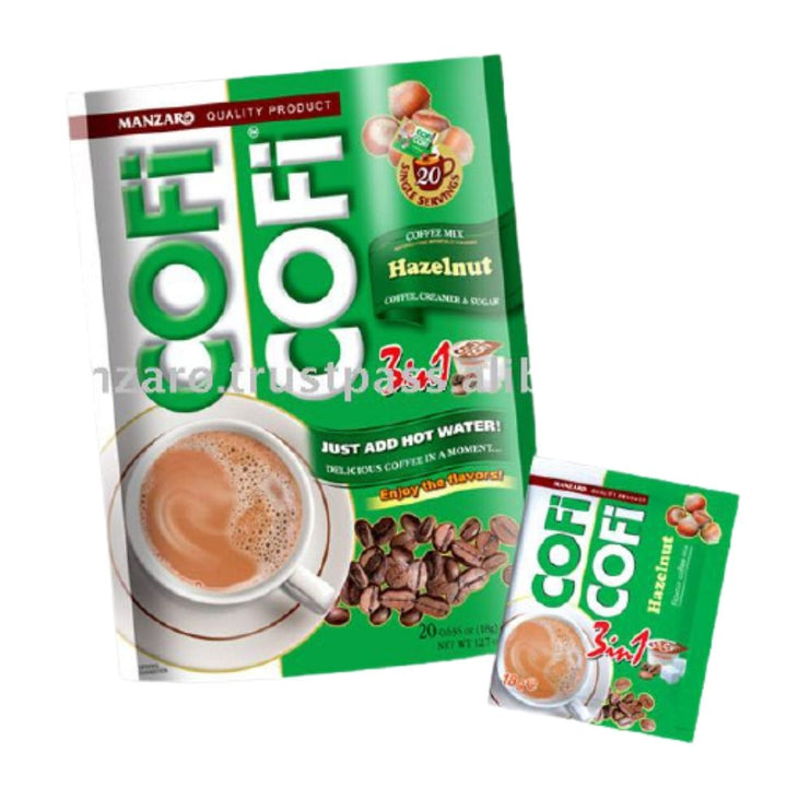 Cofi Instant Coffee Mix Hazelnut 3 in 1, 20 x 18g