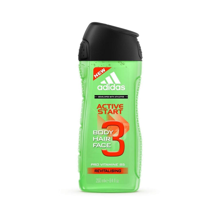 Adidas Active Start Hair & Body Shower Gel, 250ml