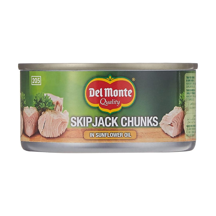 Del Monte Skip Jack Tuna Fish Chunks in Sunflower Oil, 185g