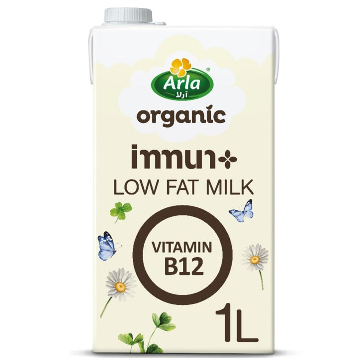 Arla Organic Immun+ Low Fat Milk, 1L