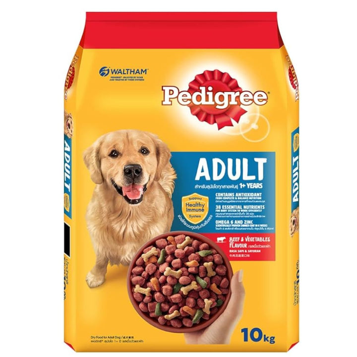 Pedigree Adult Dog Food Beef & Vegetable, 10kg