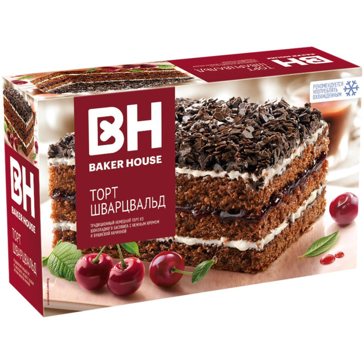 Baker House Schwarzwald Three Layer Sponge Cake, 350g