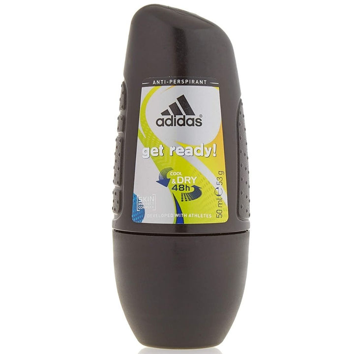 Adidas Get Ready - Cool & Dry Antiperspirant Roll On, 50ml