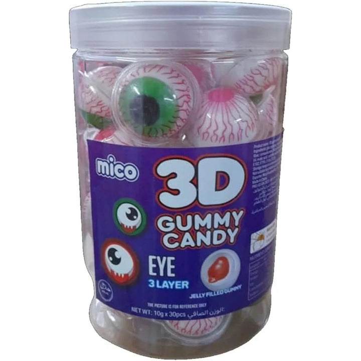 Mico 3D Gummy Candy Eye 3Layer, 300g