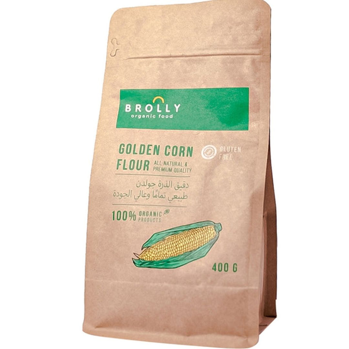 Brolly Organic Golden Corn Flour, 400g